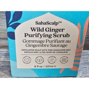 Fable & Mane SahaScalp Wild Ginger Purifying Scalp Scrub 8oz./237ml